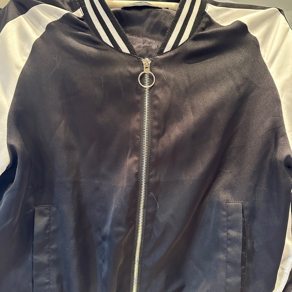 Satin Varsity Jacket